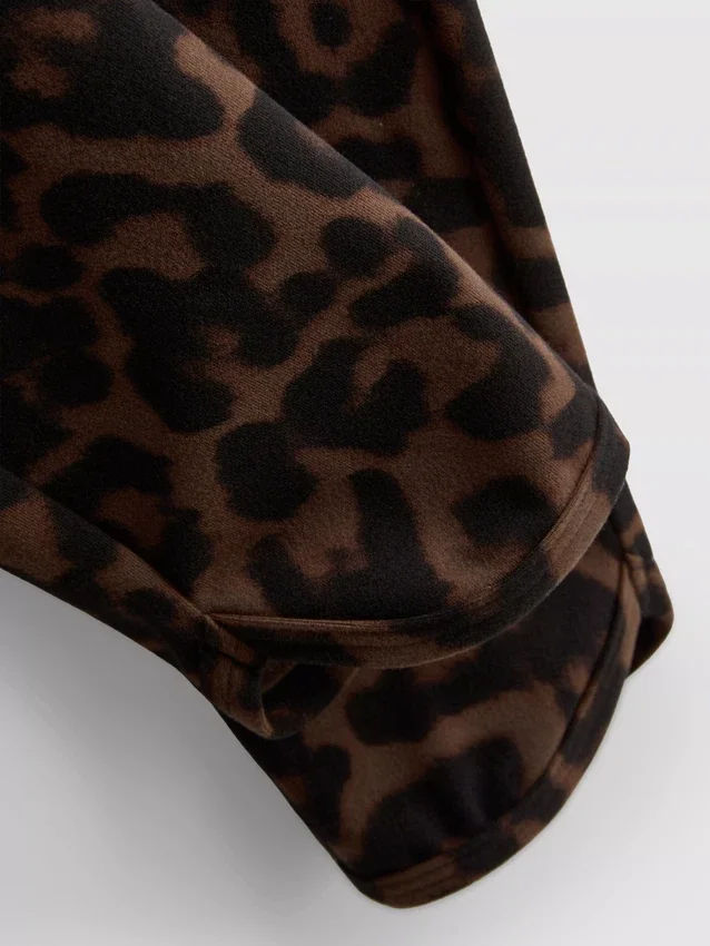 Leggings deportivos de leopardo de cintura alta