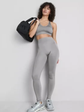 Leggings deportivos sin costuras de alto brillo