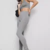 Leggings deportivos sin costuras de alto brillo