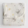 Manta de muselina para bebé con estampado de animales