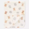 Manta para bebé de felpa con motivos de animales