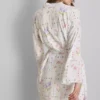 Mini bata con estampado floral