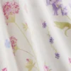Mini bata con estampado floral