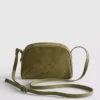 Mini bolso cruzado de imitación de gamuza
