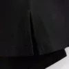 Mini falda con abertura en el dobladillo