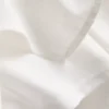 Mini falda-pantalón con lazos laterales de mezcla de lino