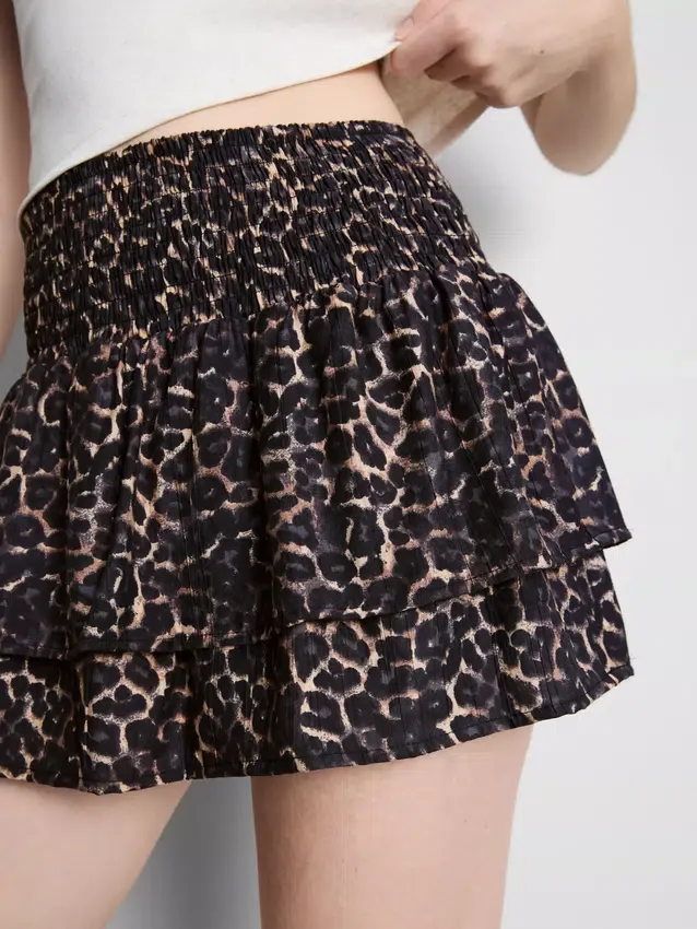 Mini falda Rara arrugada