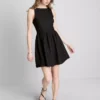 Mini vestido arrugado con textura