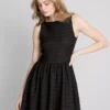 Mini vestido arrugado con textura