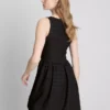 Mini vestido arrugado con textura