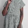 Mini vestido camisero con cuello