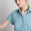 Mini vestido de manga corta con volantes
