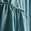 Mini vestido de manga corta con volantes