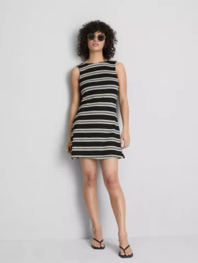 Mini vestido de punto de corte en A