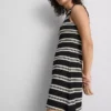 Mini vestido de punto de corte en A