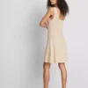 Mini vestido de punto de corte en A
