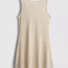 Mini vestido de punto de corte en A