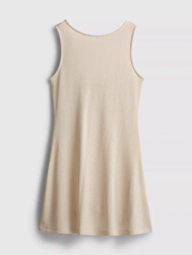 Mini vestido de punto de corte en A