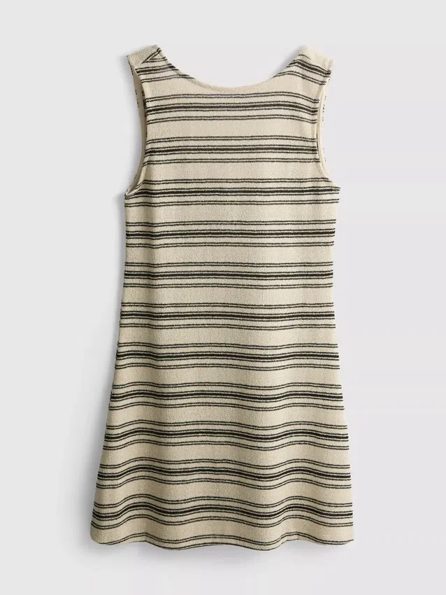 Mini vestido de punto de corte en A
