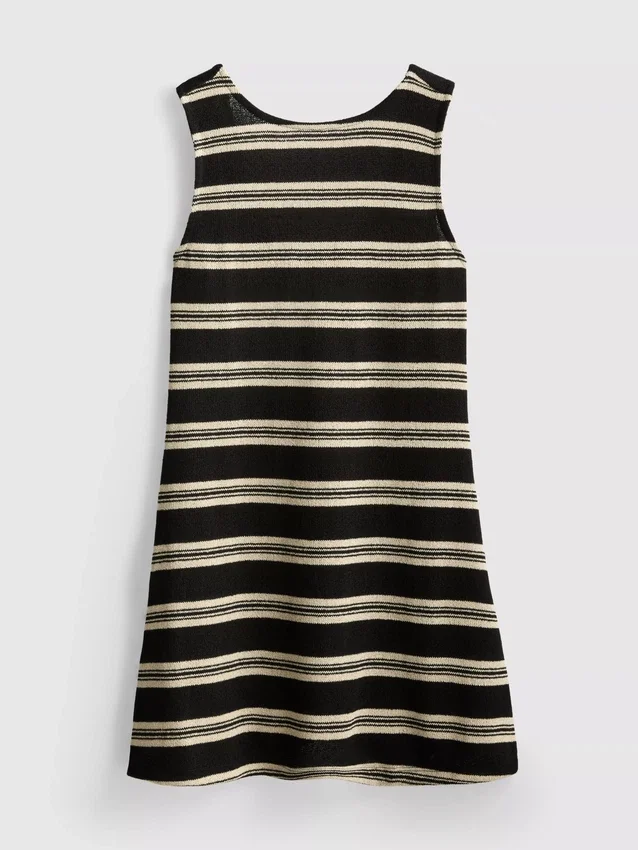 Mini vestido de punto de corte en A