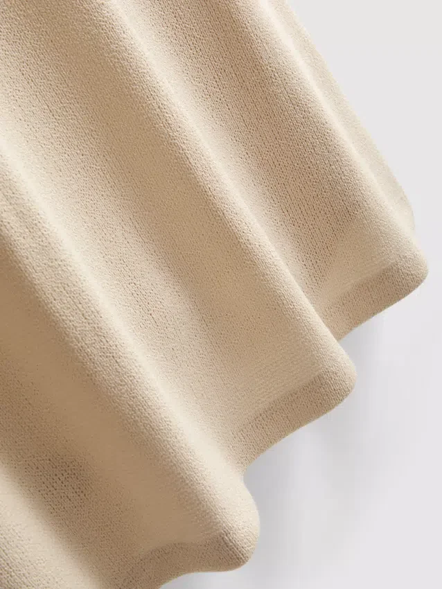 Mini vestido de punto de corte en A