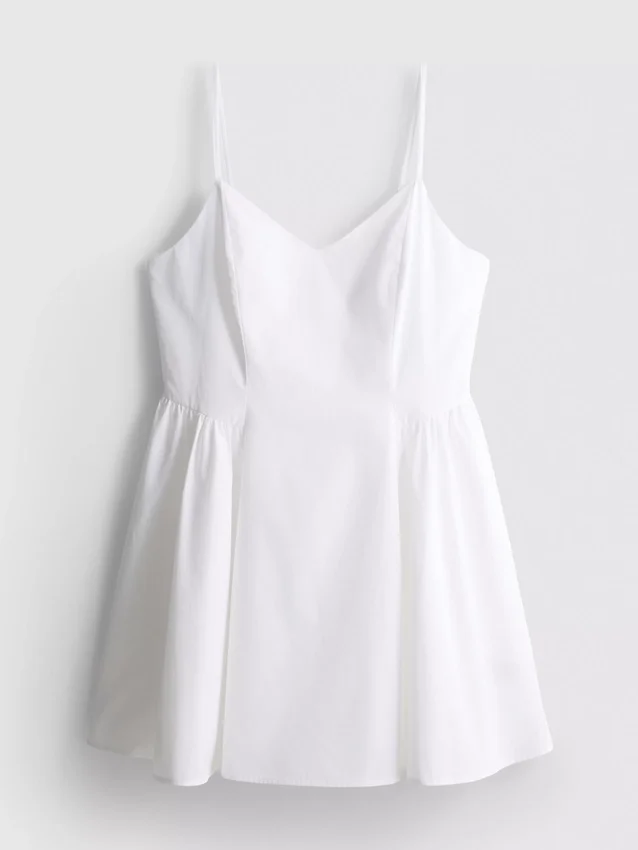 Mini vestido estructurado tipo corsé