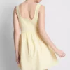 Mini vestido tipo corsé de mezcla de algodón