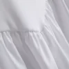 Mini vestido tipo corsé de mezcla de algodón