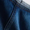 Minifalda-pantalón de mezclilla de algodón