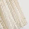 Minivestido arrugado con cuello en V