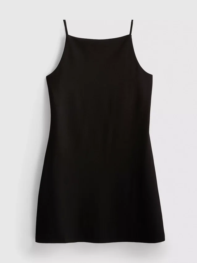 Minivestido de cuello cuadrado