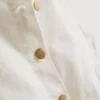 Minivestido de mezclilla de algodón con botones