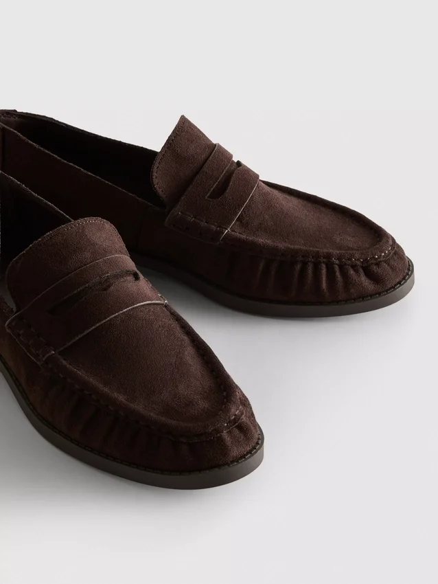 Mocasines con fruncidos