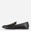 Mocasines con hebilla de imitación de cuero