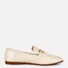 Mocasines de imitación de cuero con detalle de bocado