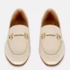 Mocasines de imitación de cuero con detalle de bocado