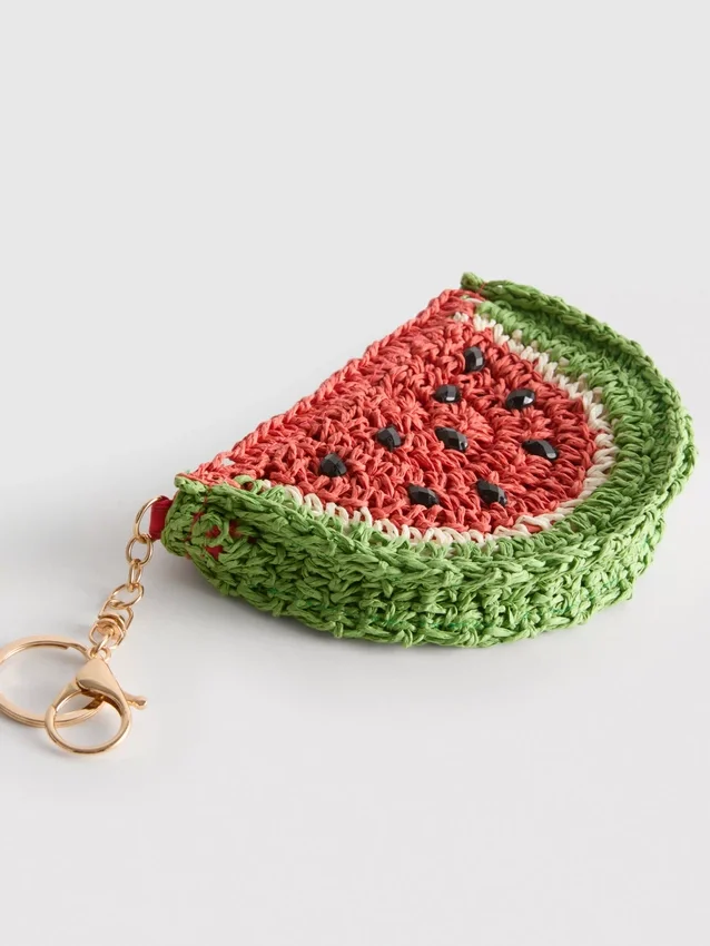 Monedero con forma de fruta