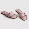 Mules con tiras entrelazadas