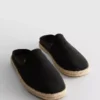 Mules tipo alpargatas sin cordones