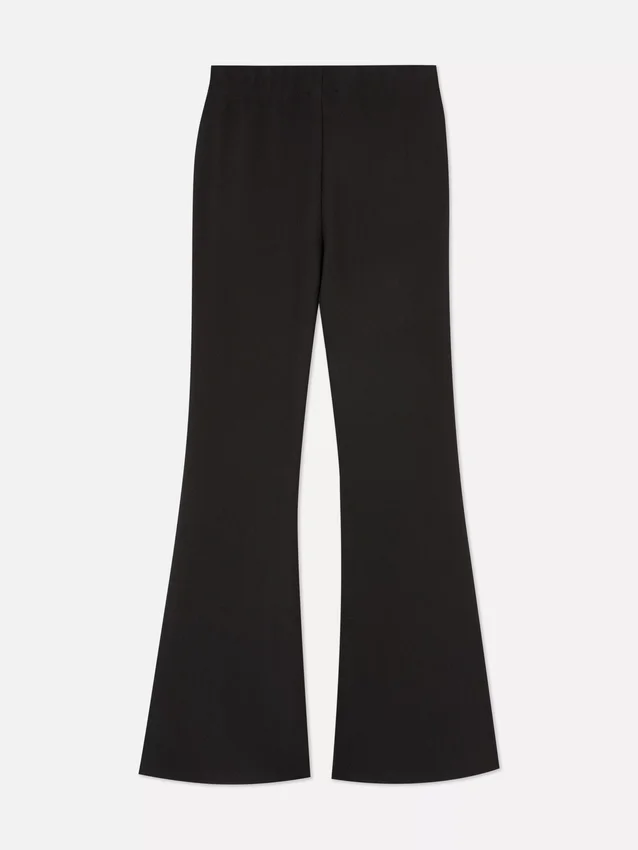 Pantalones acampanados acanalados