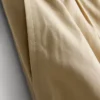 Pantalones acampanados plisados con tacto de papel