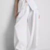 Pantalones anchos de lino plisados de The Edit