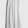 Pantalones anchos de lino plisados de The Edit