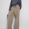 Pantalones anchos plisados