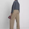 Pantalones anchos plisados