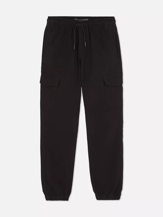 Pantalones cargo con alto contenido de algodón