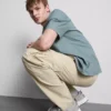 Pantalones cargo con cordón