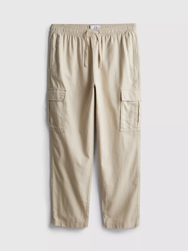 Pantalones cargo con cordón