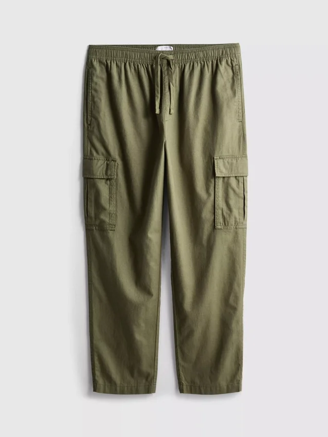 Pantalones cargo con cordón