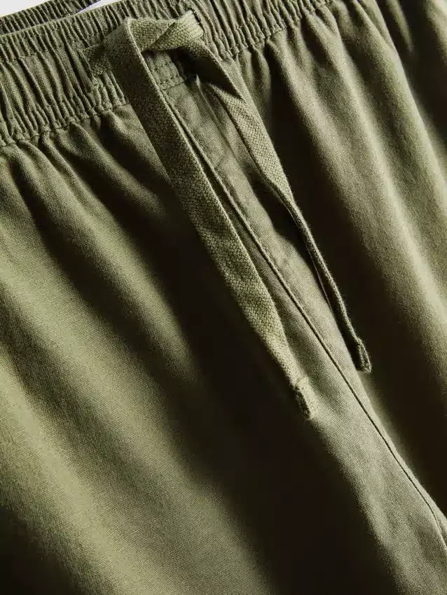 Pantalones cargo con cordón